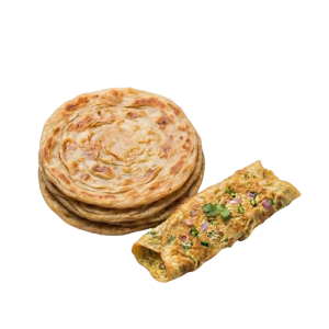 Paratha with Omelette